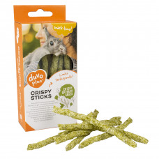 Duvo Plus Crispy Sticks Spinach, 50g - kraukšķīgas nūjiņas grauzējiem, ar spinātiem