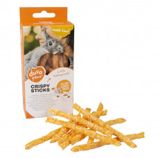 Duvo Plus Crispy Sticks Carrot, 50g - kraukšķīgas nūjiņas grauzējiem, ar burkāniem