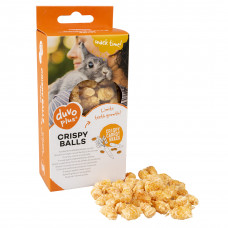 Duvo Plus Crispy Balls Carrot, 50g - kraukšķīgas bumbiņas grauzējiem, ar burkāniem