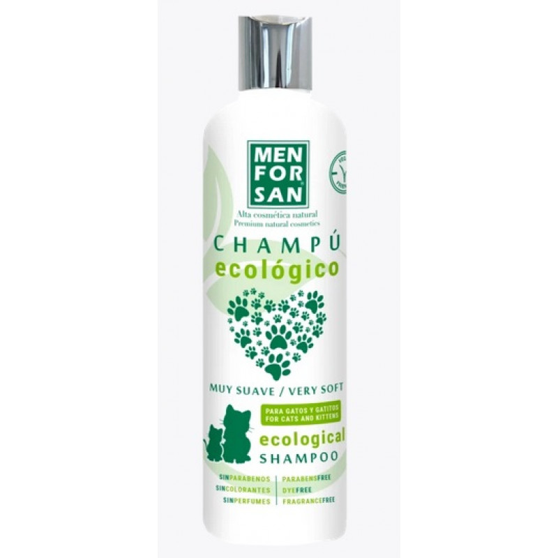 Men For San Ecological Shampoo Cat, 300ml - ekoloģiskais šampūns kaķiem un kaķēniem