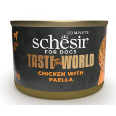 Schesir Taste The World Chicken with Paella, 150g - vista ar paelju buljonā