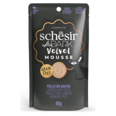 Schesir After Dark Chicken with Duck Velvet Mousse, 80g - мусс из курицы и утки