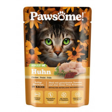 Pawsome! Huhn, 85g - беззерновые мясные кусочки с курицей в соусе