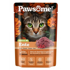 Pawsome! Ente, 85g - bezgraudu gaļas gabaliņi ar pīli mērcē