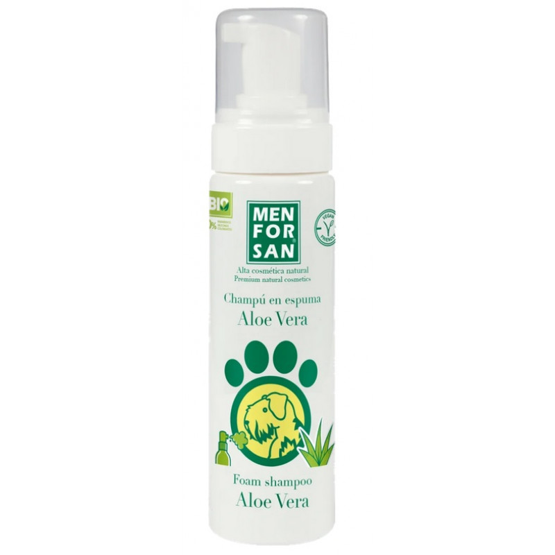 MEN FOR SAN Foam Shampoo Dog, 200ml - sauss putu šampūns suņiem