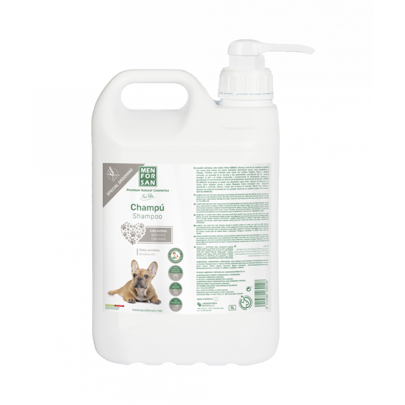 MEN FOR SAN Oats Shampoo Dog, 5L - auzu šampūns