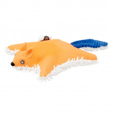 Duvo Plus Plush & Latex Flying Squirrel, 31cm - pīkstoša un čaukstoša lidvāvere