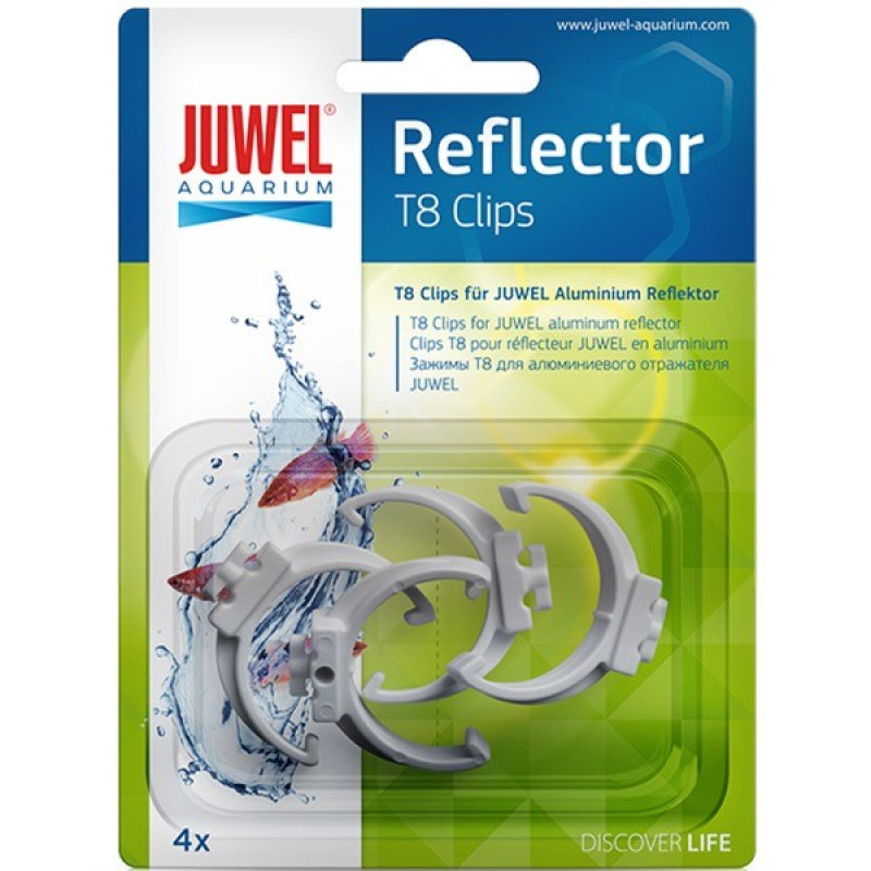 Juwel Reflector Clips T8, 4gb – spuldžu klipši atstarotājam