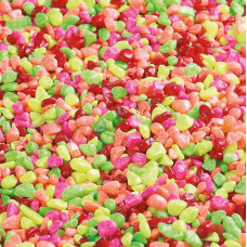 Flamingo Gravel Neon Mix 4-7mm, 1kg - dekoratīvā grunts