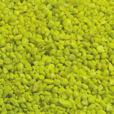 Flamingo Gravel Neon Yellow 4-7mm, 1kg - dekoratīvā grunts